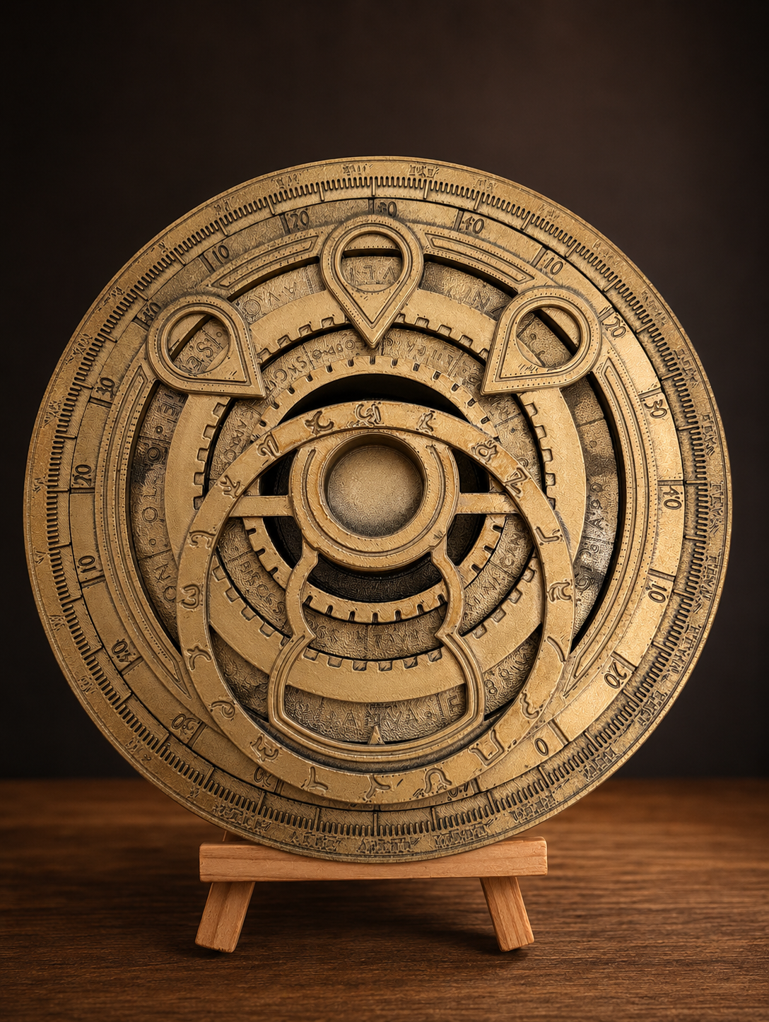 Décodeur artefact ancien – création artisanale YotaStudio3D
