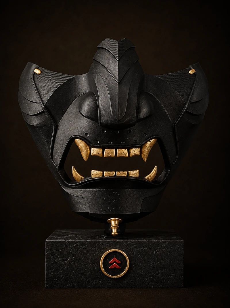 Masque Ghost décoratif inspiré de l’univers de Ghost of Tsushima