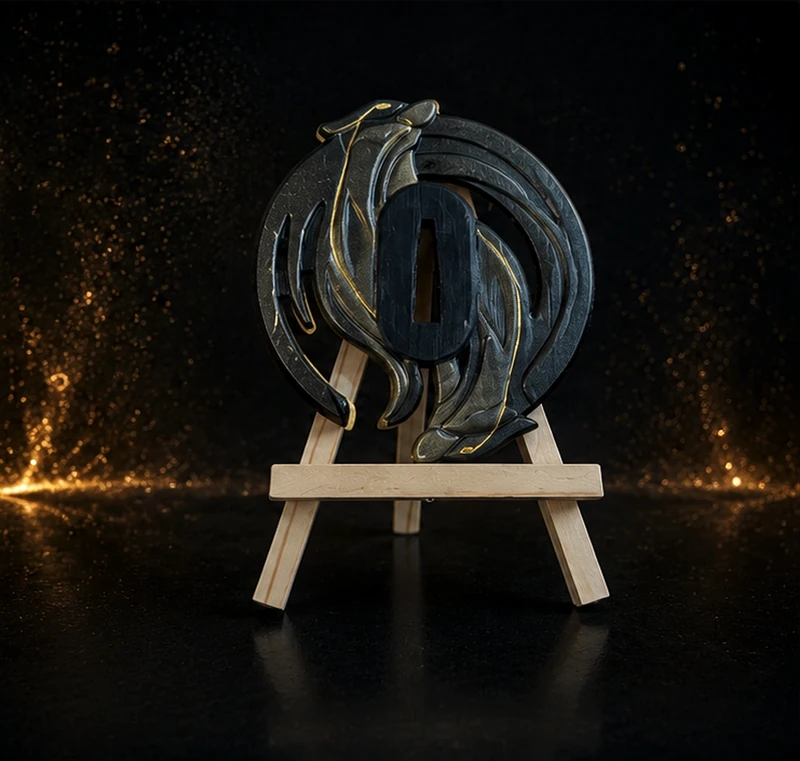 Tsuba décorative – création artisanale YotaStudio3D