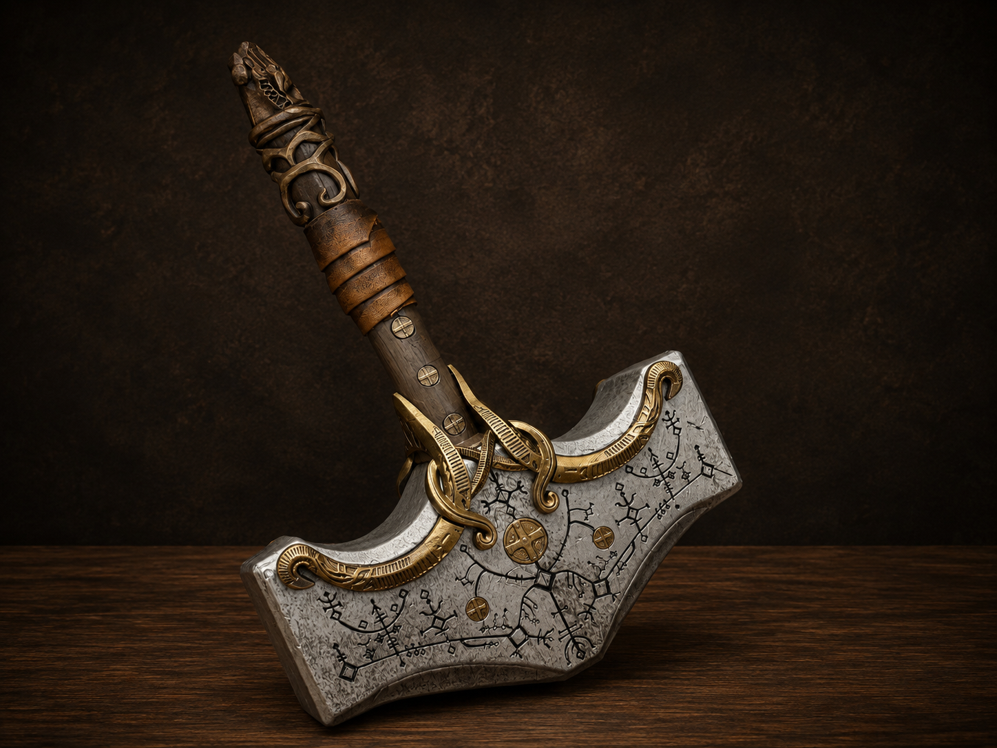 Marteau Mjöllnir – réplique artisanale YotaStudio3D